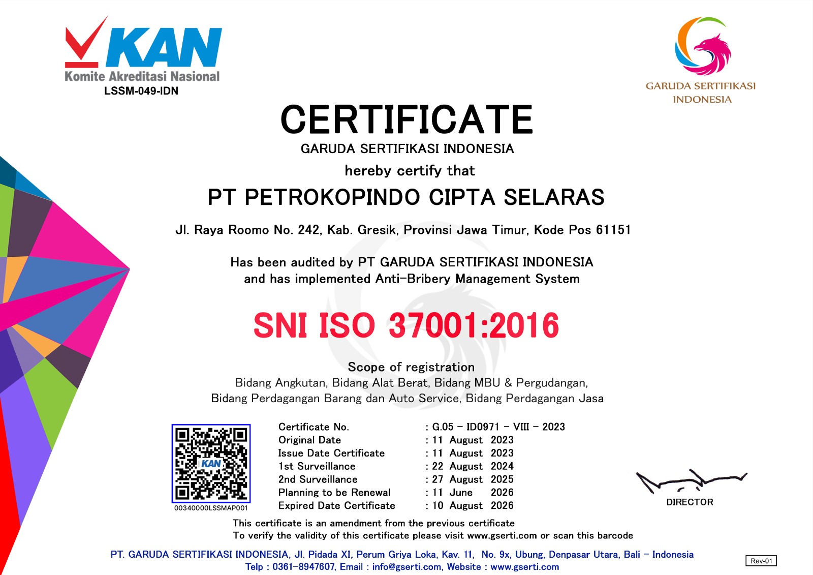 iso 37001 2016 petrokopindo