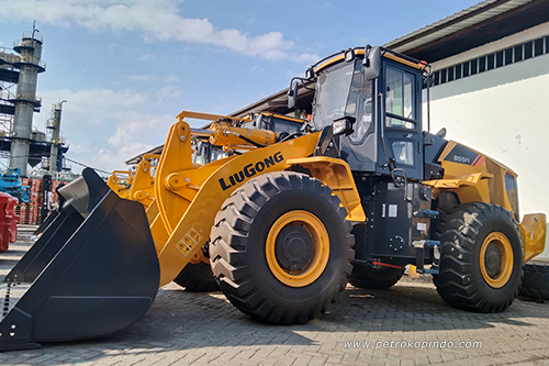 sewa alat berat wheel loader petrokopindo