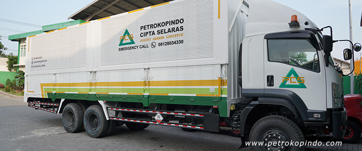 wing box angkutan limbah b3 petrokopindo